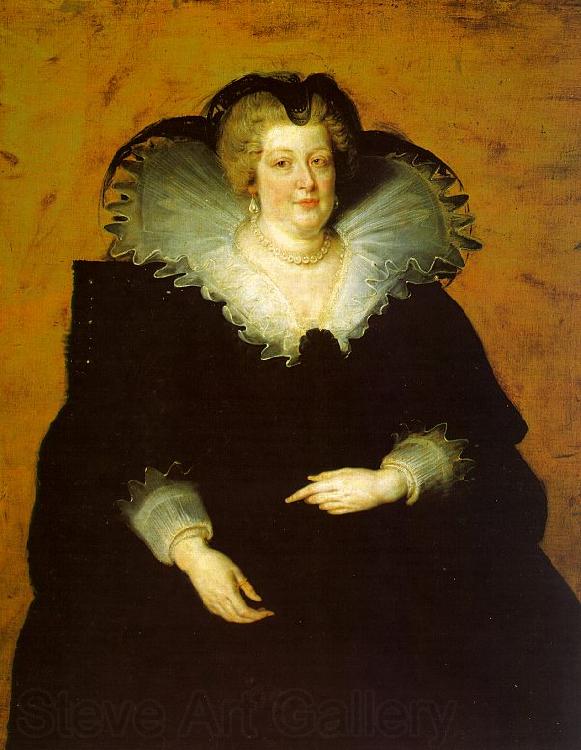 Peter Paul Rubens Portrait of Marie de Medici Norge oil painting art